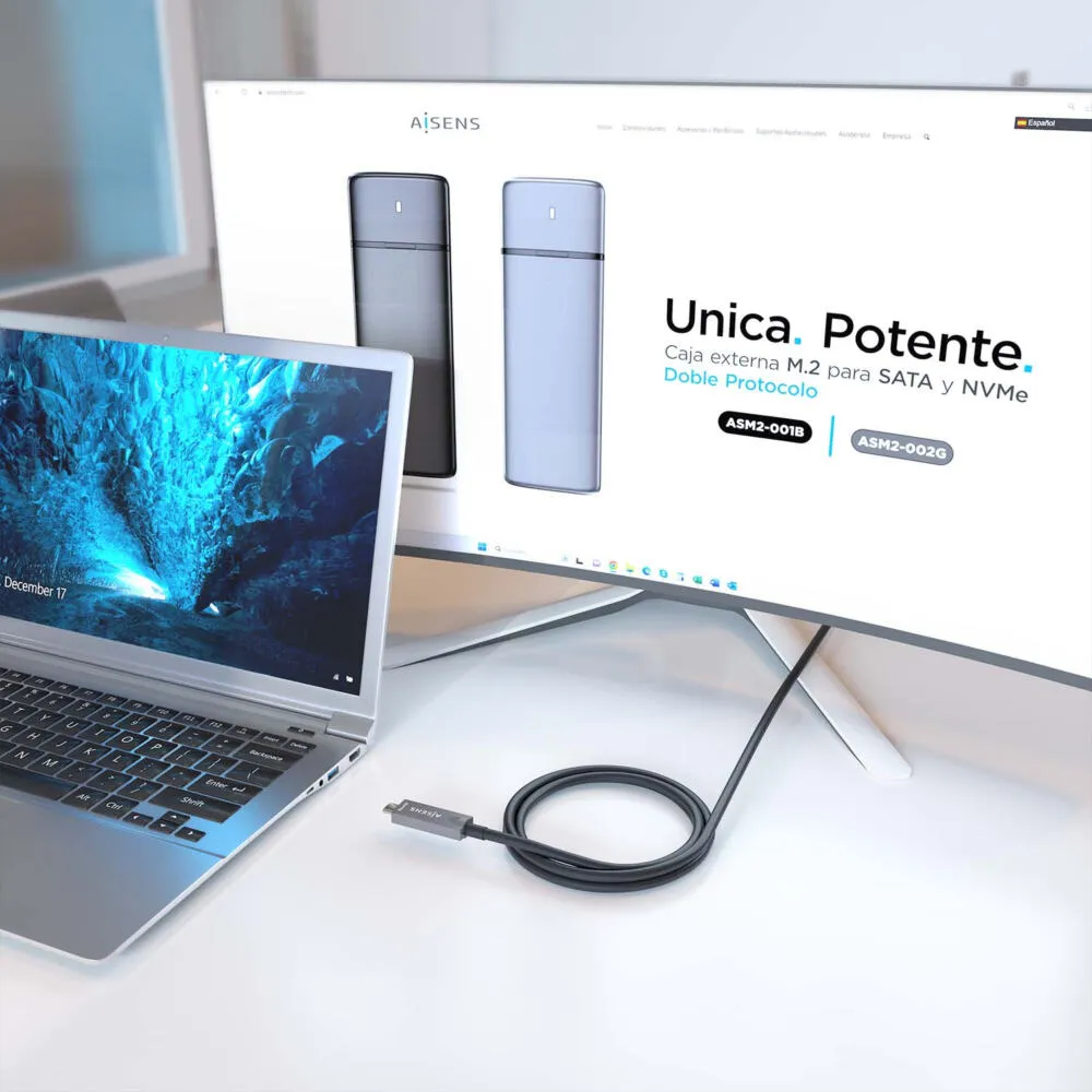 AISENS A157-0882 USB C to USB C (10 m) USB Kablosu Thumbnail 5