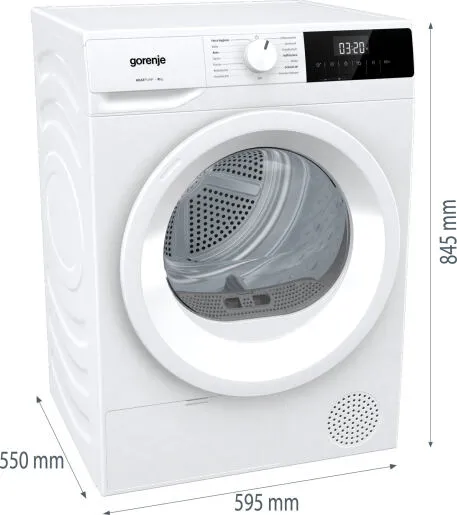 Gorenje D3HNE82/AT 20014798 8 kg Isı Pompalı Kurutma Makinesi Thumbnail 5
