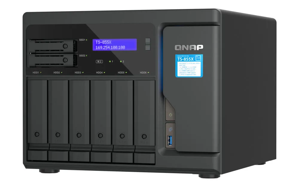 QNAP TS-855X-8G/48TB-EXOS Thumbnail 3