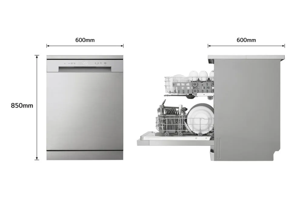 LG DFC612FVE Bulaşık Makinesi | QuadWash™ | Yapay Zeka Destekli DFC612FVE.APYPLTK Thumbnail 13