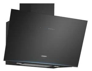 Siemens iQ700 LC91KLT65 ocak bacası Duvara monteli Siyah 441 m³/Saat Davlumbaz ve Aspiratö