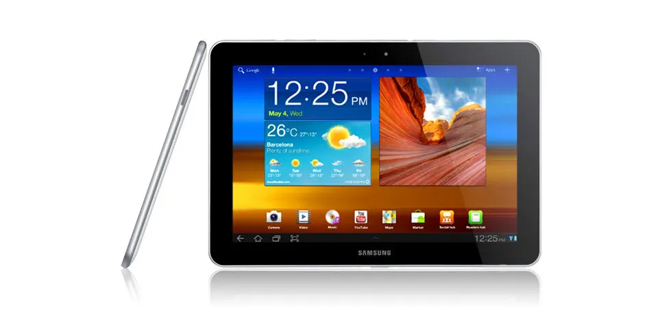 Samsung 10.1 16 GB GT-P7500UWDPHN inç 1 GB RAM Beyaz Tablet Thumbnail 5