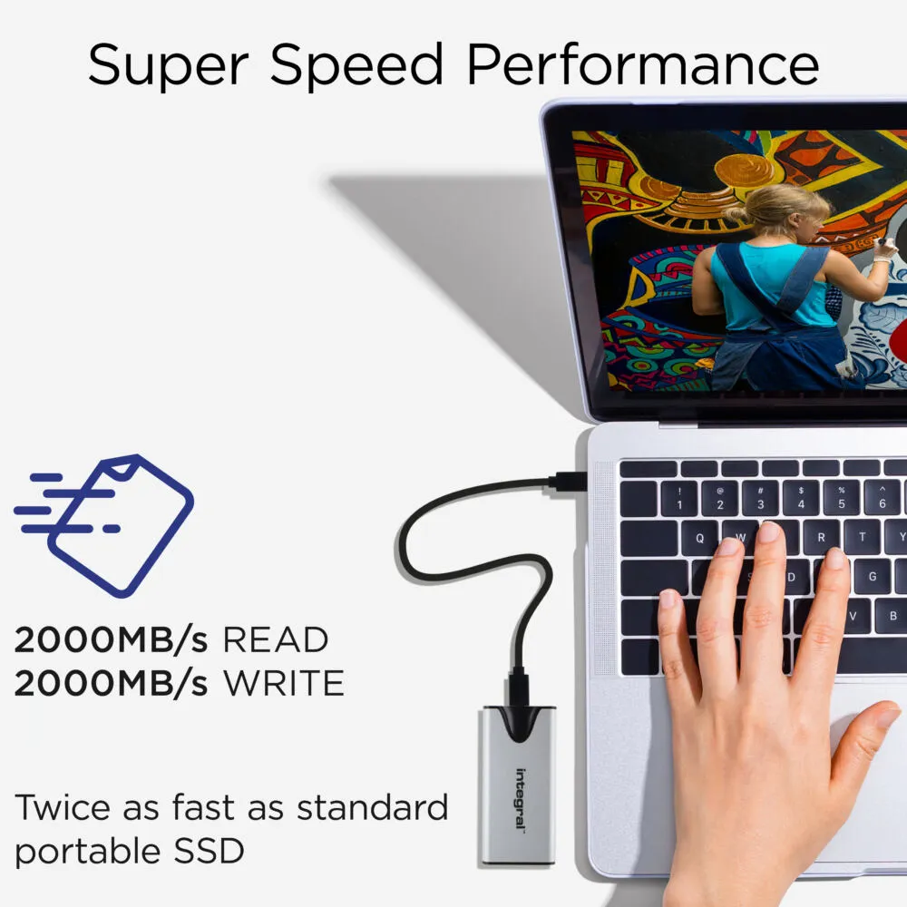 Integral SlimXpress Pro INSSD4TPORT3.2SLIMXS 4 TB SSD Thumbnail 3