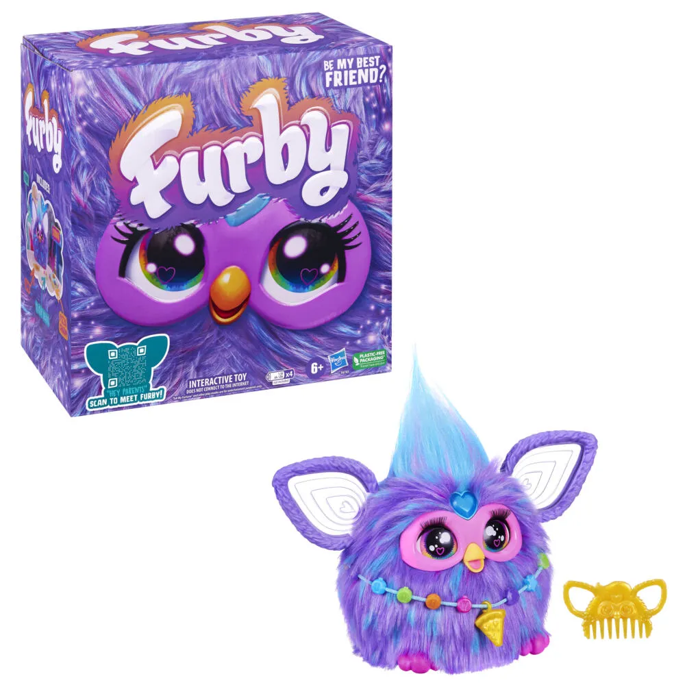 Furby Mor İnteraktif Oyuncak F6743UU00 Thumbnail 3