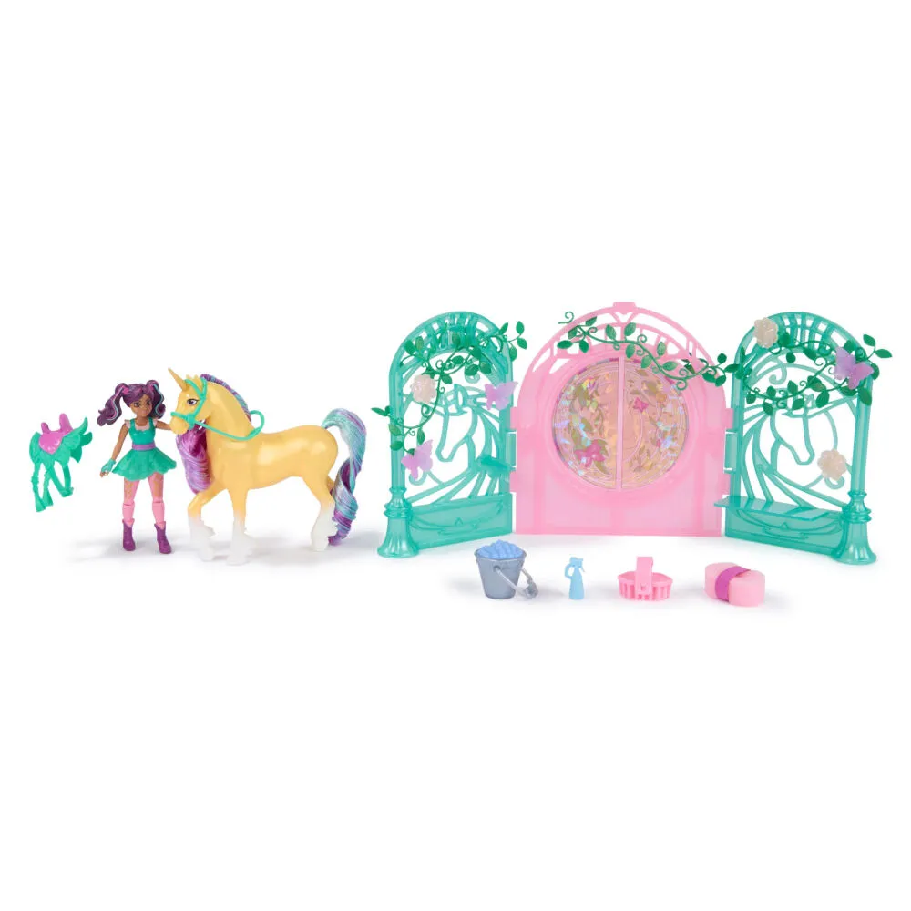 Spin Master Unicorn Academy Ava & Leaf Stall 6072051 Thumbnail 1