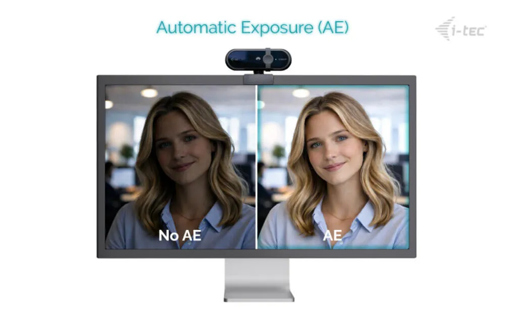 i-tec SOLOMON 100 webcam 2 MP 1920 x 1080 Piksel USB Siyah Thumbnail 6