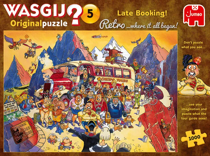 Jumbo Retro Original 5 1000 Parça 25007 Puzzle Thumbnail 1