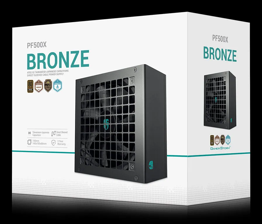 DeepCool PF500X R-PF500X-HD0B-JGEU 500 W 80 PLUS Bronze ATX Güç Kaynağı Thumbnail 14