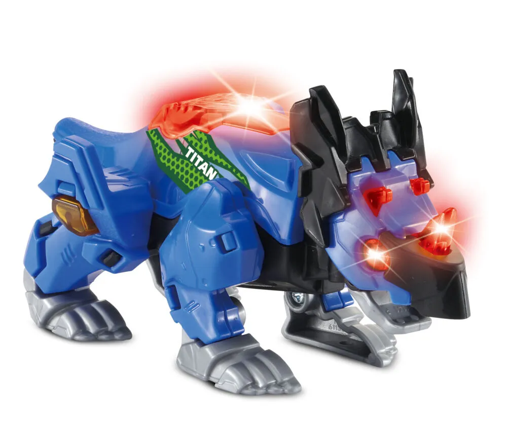 VTech Switch & Go Dino's Combo Titan Triceratops 80-582123 Thumbnail 3