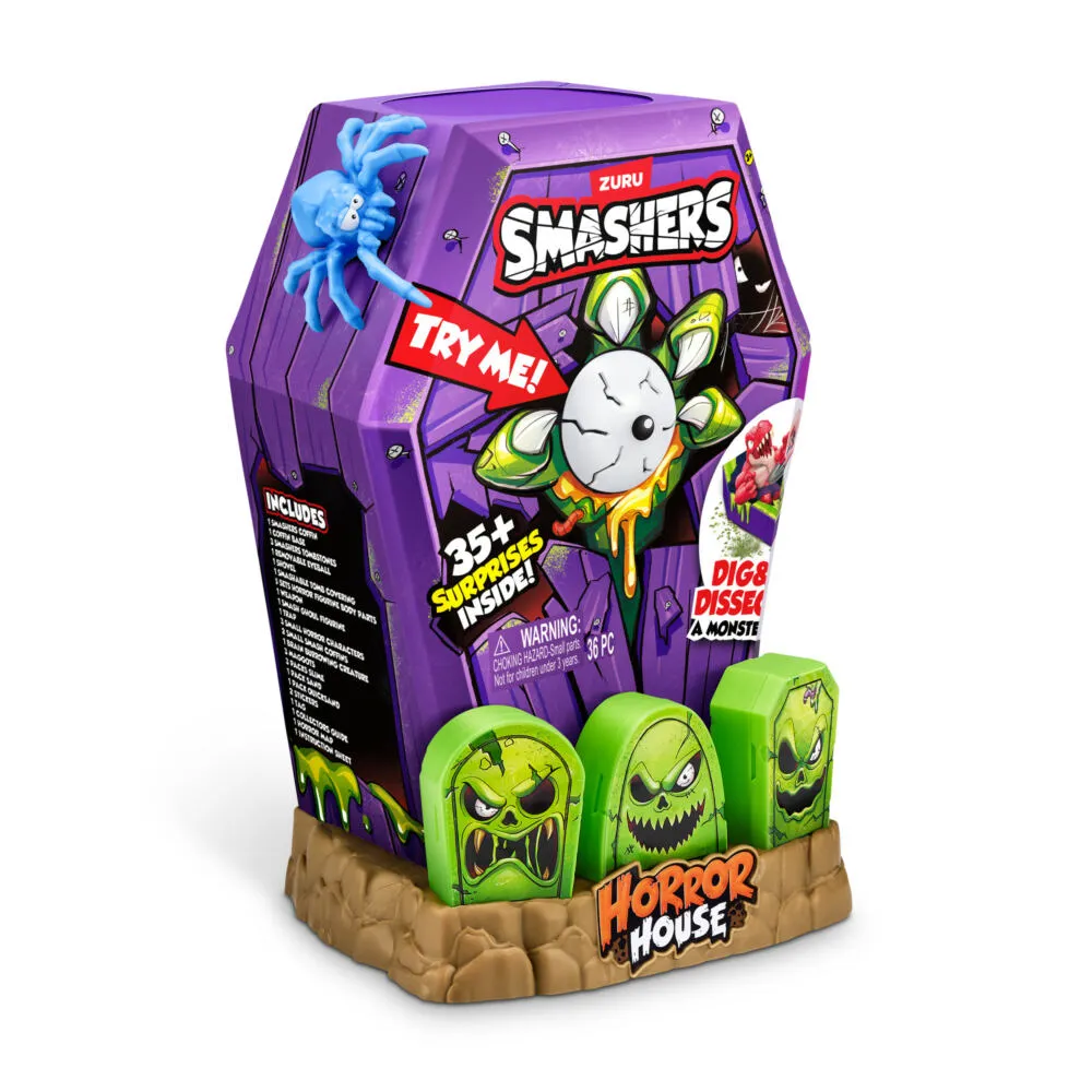 ZURU Smashers Mega Horror House 74124D Oyuncak Figür Thumbnail 4