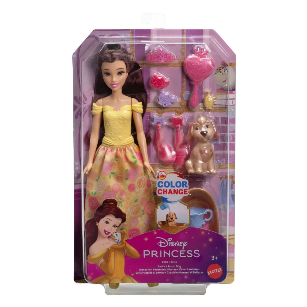 Mattel Disney Princess JFC42 Belle Oyuncak Bebek Thumbnail 9