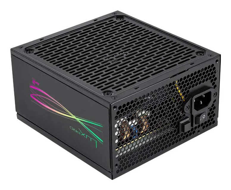 Aerocool LUXPRORGB750M güç kaynağı ünitesi 750 W 20+4 pin ATX Siyah Thumbnail 1