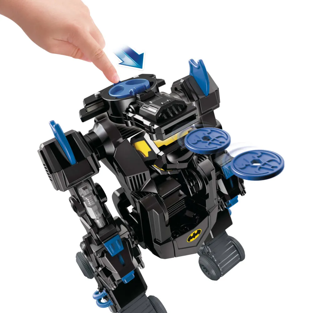 Fisher-Price DC Super Friends Batbot BFT56 Transformer Oyuncak Thumbnail 6
