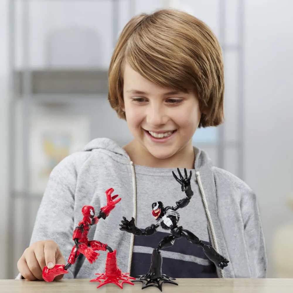 Hasbro Marvel Spider-Man Bend and Flex Venom Vs. Carnage F26925L0 2 Parça Oyuncak Figür Thumbnail 7