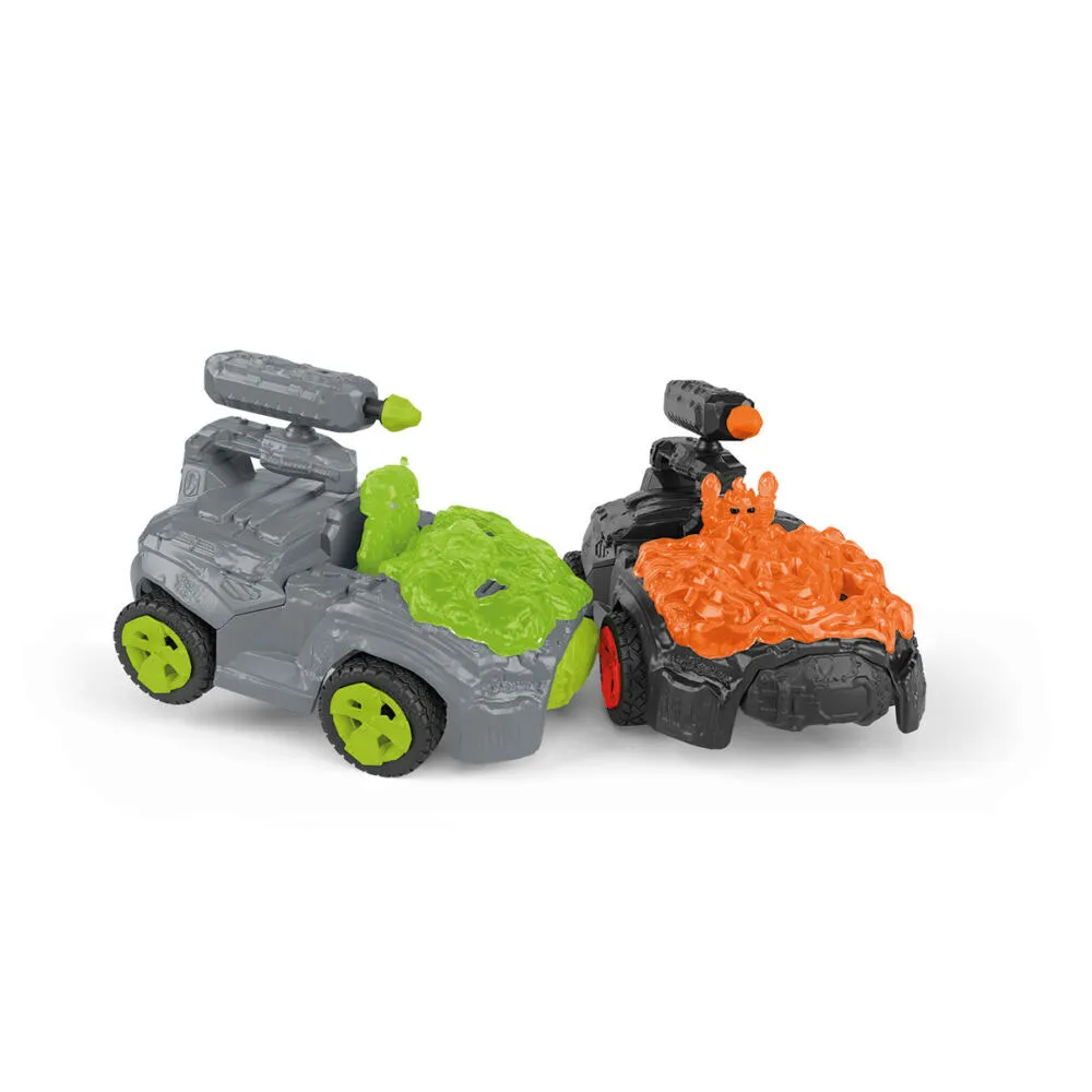 schleich ELDRADOR CREATURES 42670 Robots / Mini Creatures, Crashmobil, Stone World 17 Parça Oyuncak Figür Thumbnail 1