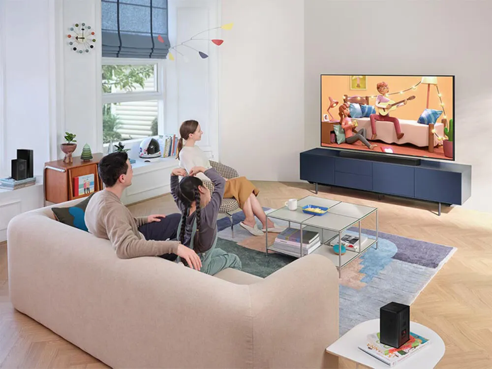 Samsung B-Series HW-C47M/ZA televizyon hoparlörü Siyah 4.1 kanallar Thumbnail 3
