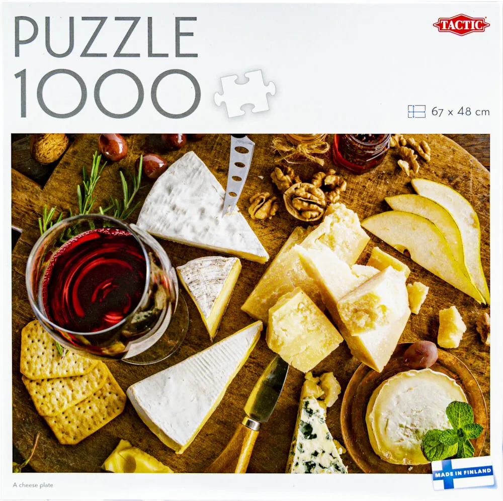 Tactic Lovers A cheese plate Yapboz 1000 adet Yiyecek ve içecekler Thumbnail 4