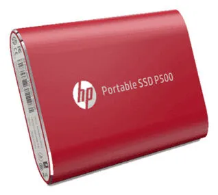 HP P500 250 GB USB C Tipi Kırmızı Taşınabilir SSD