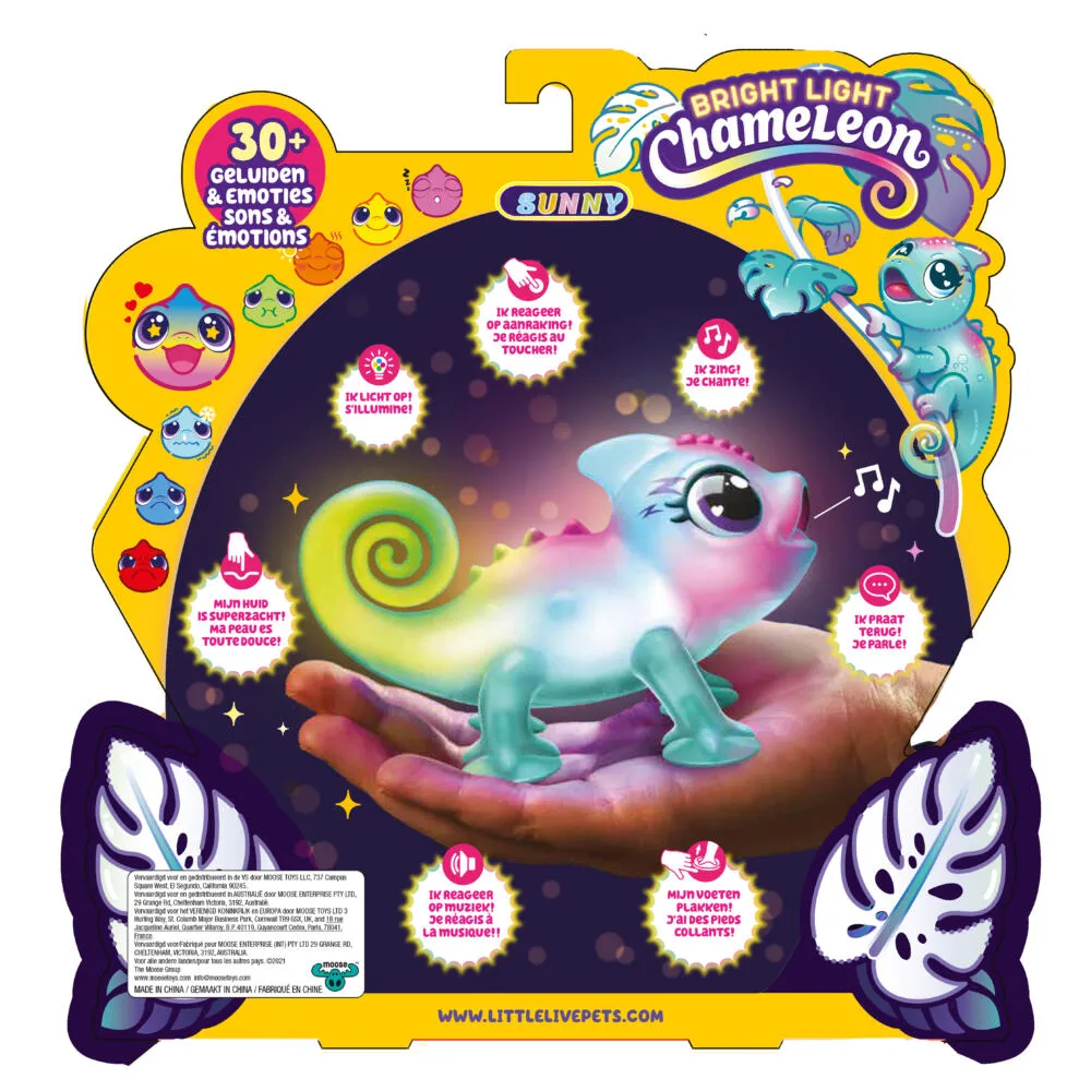 Moose Toys Little Live Pets Bright Light Chameleon Sunny MS26364 Thumbnail 11