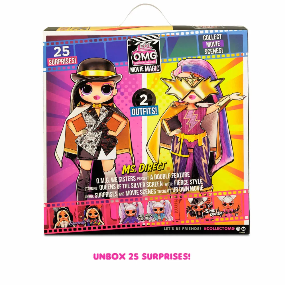 MGA Entertainment L.O.L. Surprise! Movie Magic Ms. Direct 577904 Oyuncak Bebek Thumbnail 5