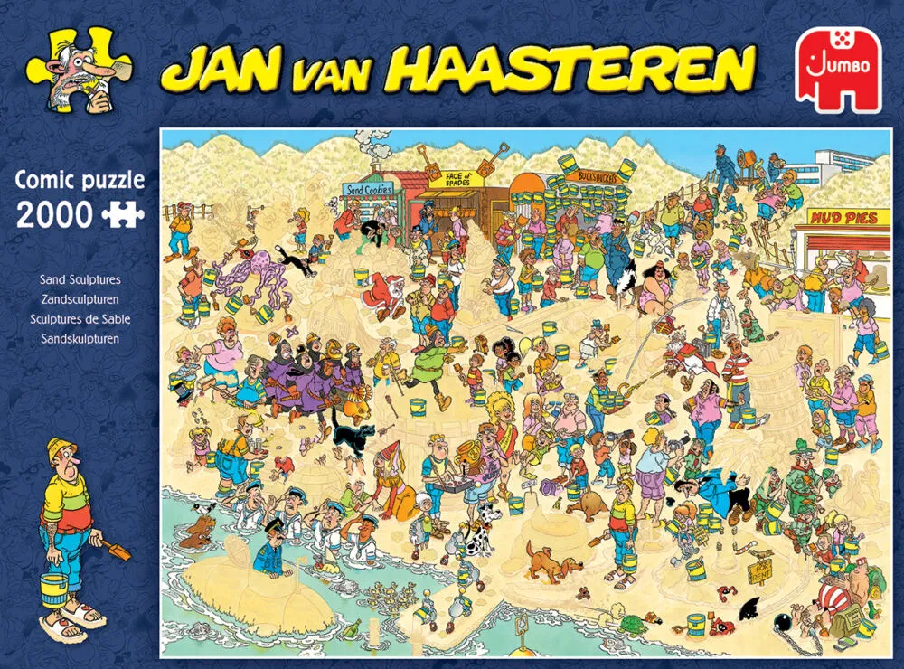 Jumbo Jan van Haasteren Sand Sculptures 2000 Parça 20072 Puzzle Thumbnail 3
