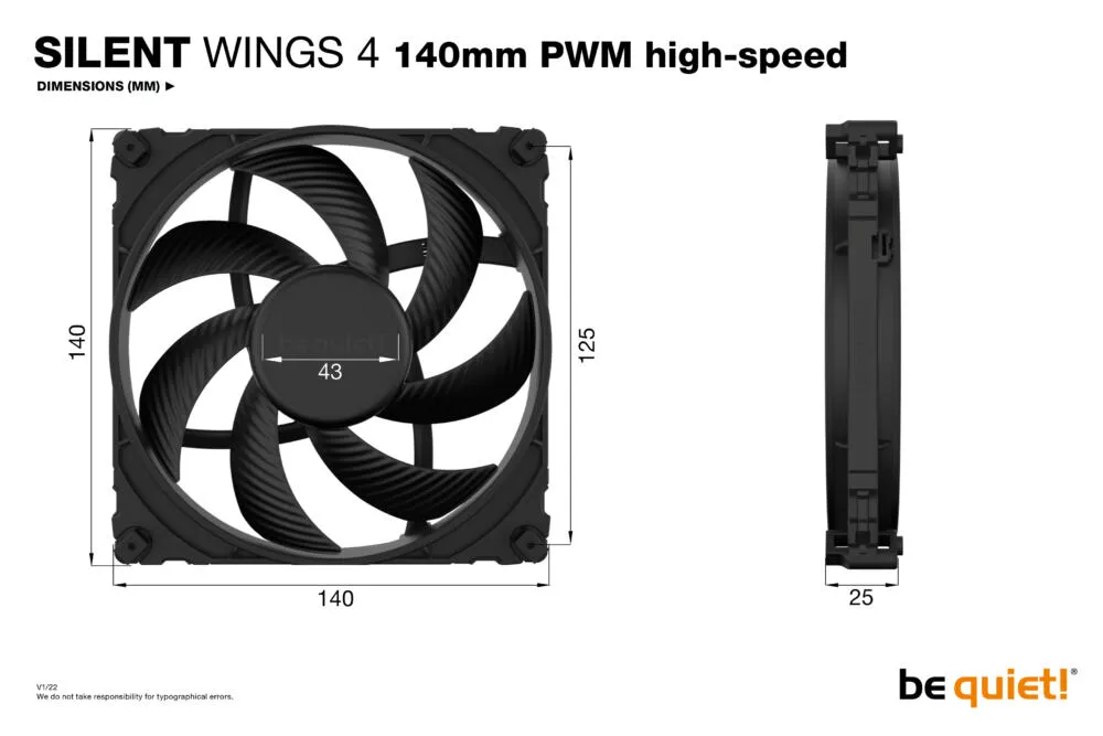 be quiet! SILENT WINGS 4 | 140mm PWM high-speed BL097 Thumbnail 8