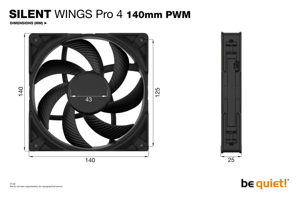be quiet! SILENT WINGS PRO 4 | 140mm PWM BL099 Thumbnail 10