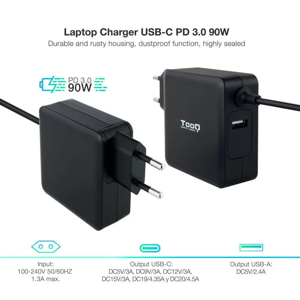 TooQ TQLC-USBC90PD Thumbnail 2