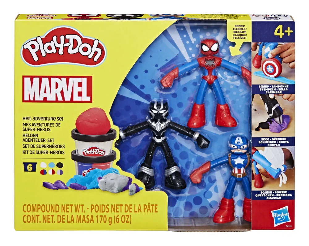 Play-Doh Marvel G03335L0 Aksiyon/macera Oyuncak Oyun Setleri Thumbnail 6