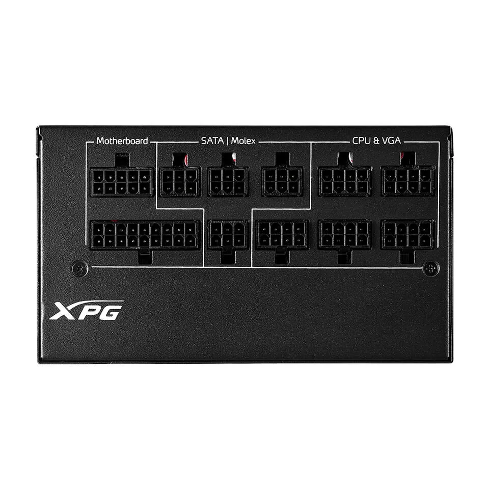 XPG CYBERCORE 1000W güç kaynağı ünitesi 24-pin ATX Siyah Thumbnail 3