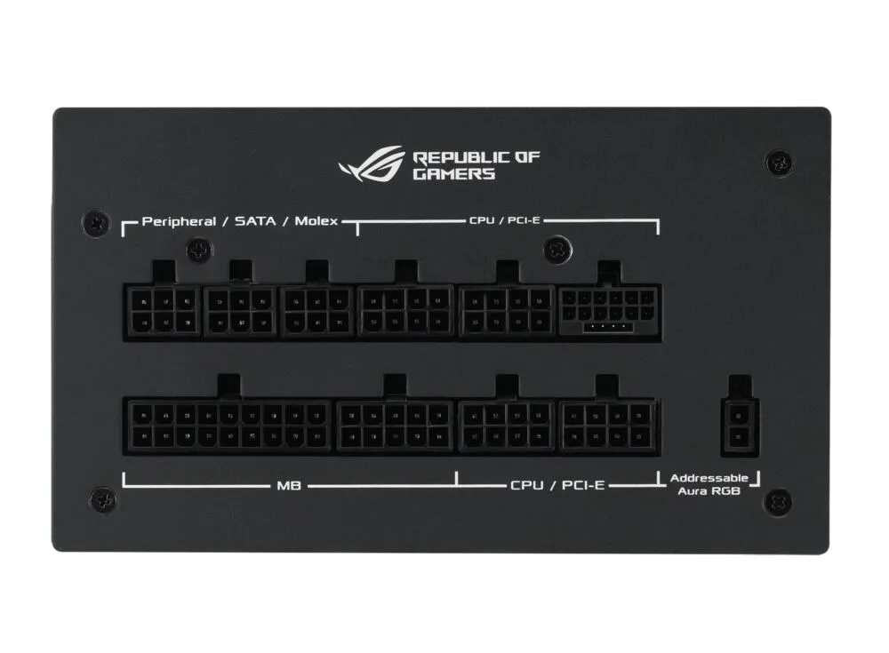 ASUS ROG-STRIX-1200G-AURA-GAMING 90YE00P0-BVAA00 1200 W 80 PLUS Gold ATX Güç Kaynağı Thumbnail 3