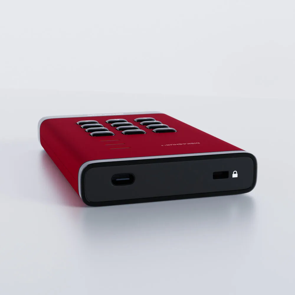 iStorage diskAshur3 HDD IS-DA3-256-2000-R 2 TB 2.5" USB 3.2 Taşınabilir Harici Hard Disk Thumbnail 8