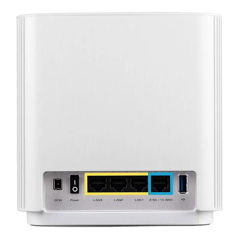 ASUS ZenWiFi AX XT8 (W-2-PK) kablosuz yönlendirici Gigabit Ethernet Üç bantlı (2,4 GHz / 5 GHz / 5 GHz) Beyaz Thumbnail 3