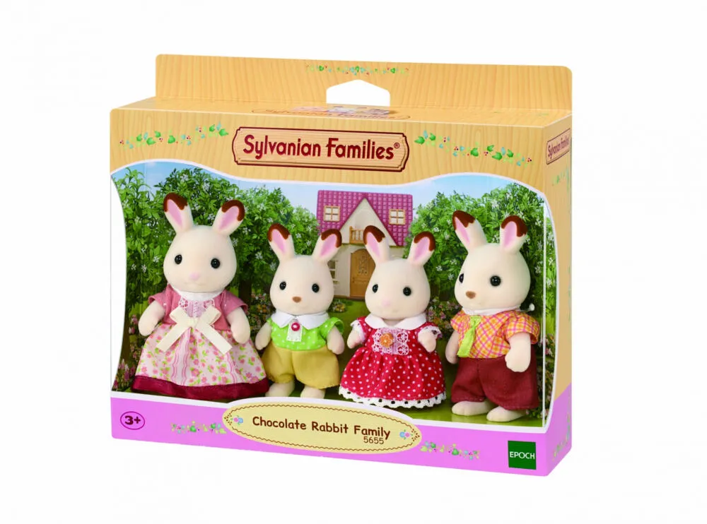 Sylvanian Families 5655 Tavşan 4 Parça Oyuncak Figür Thumbnail 1