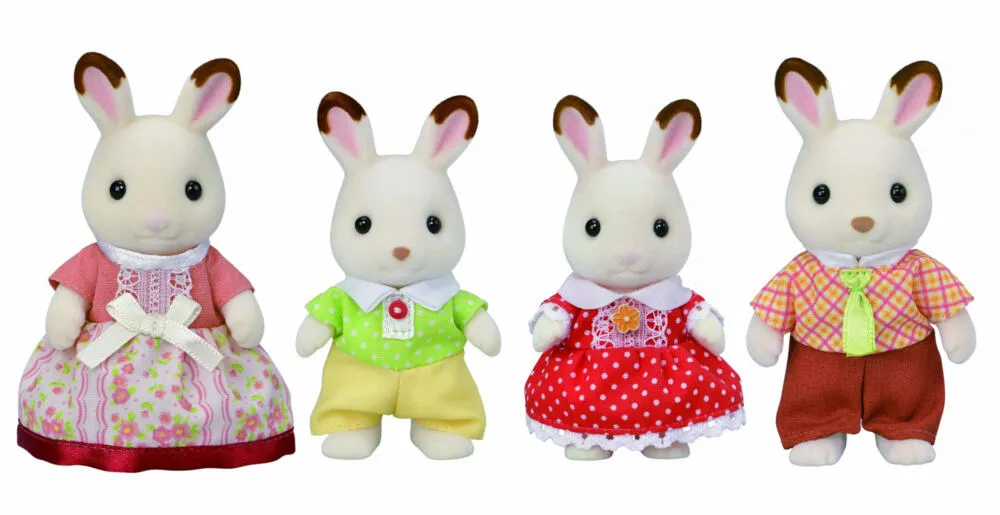 Sylvanian Families 5655 Tavşan 4 Parça Oyuncak Figür Thumbnail 4