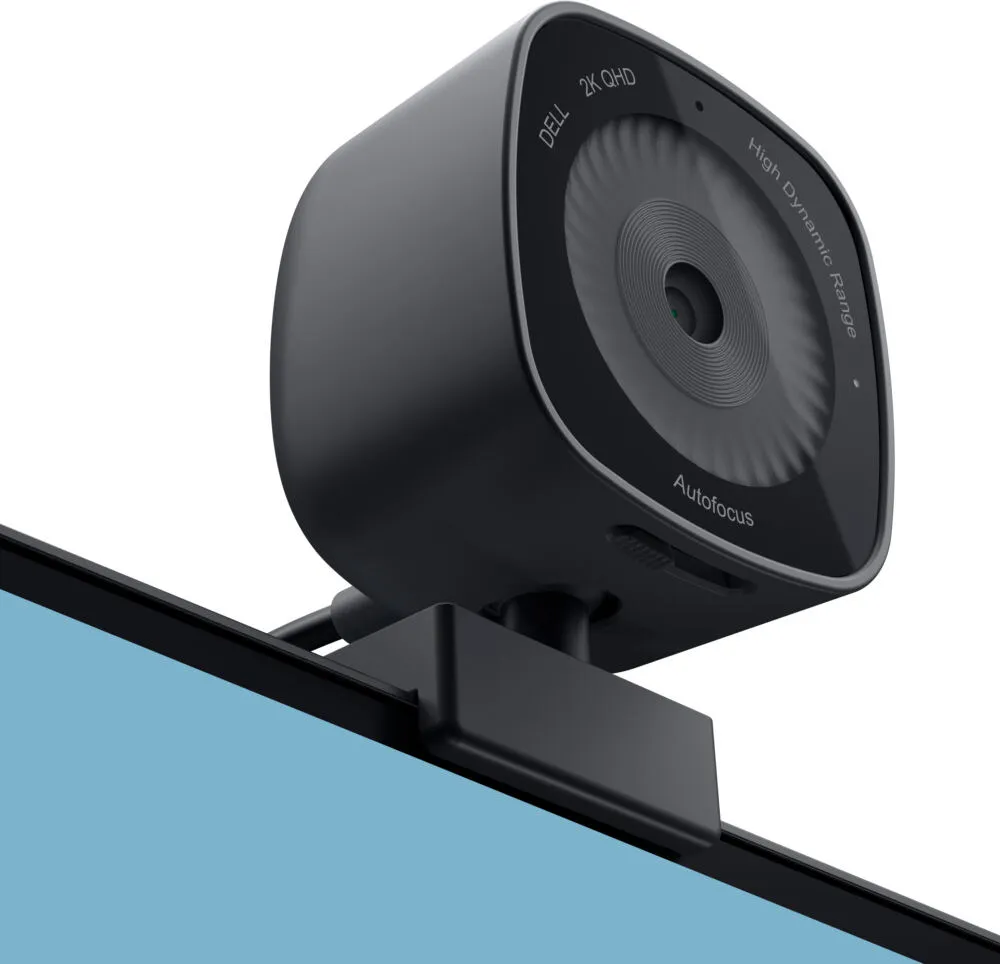 DELL WB3023 webcam 2560 x 1440 Piksel USB 2.0 Siyah Thumbnail 3