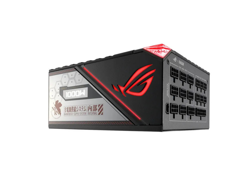 ASUS ROG Thor 1000W Platinum II EVA Edition güç kaynağı ünitesi 20+4 pin ATX Siyah, Kırmızı, Gümüş Thumbnail 3