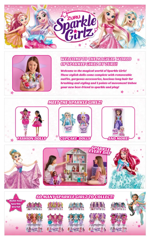 ZURU Sparkle Girlz 10045 Oyuncak Bebek Thumbnail 13