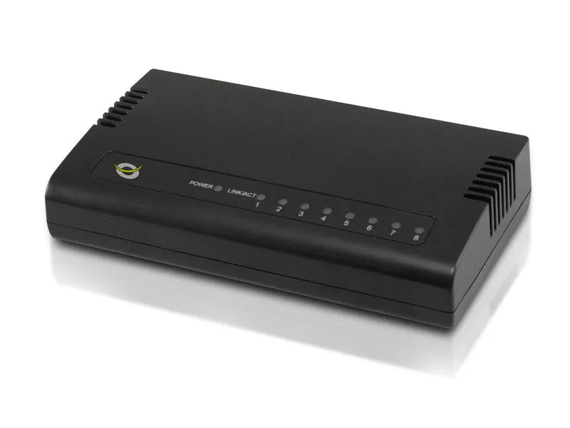 Conceptronic CGIGA8A Yönetilmeyen Gigabit Ethernet (10/100/1000) Siyah Switch