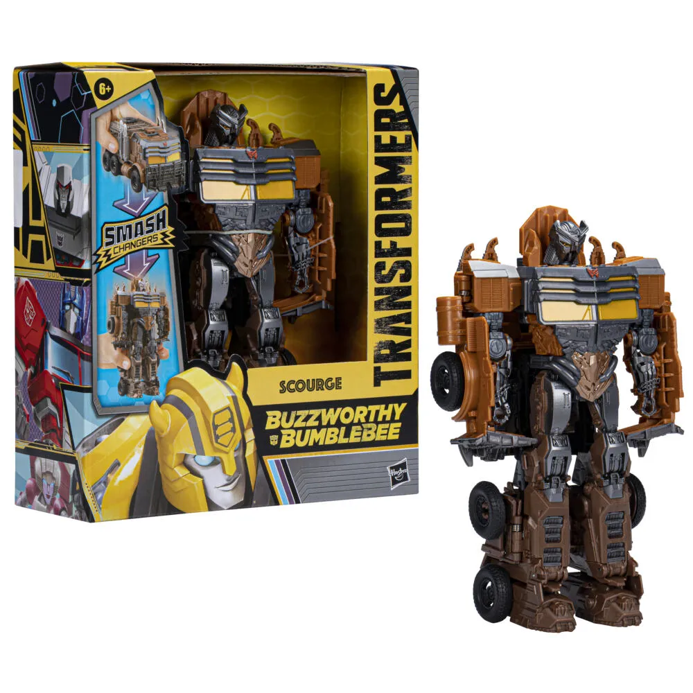 Hasbro Transformers Rise of the Beasts Smash Changer Scourge F39295L0 Thumbnail 3