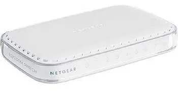NETGEAR 8 Port Fast Ethernet (10 / 100) Network Switch Yönetilmeyen