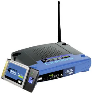 Linksys Wireless-G Network Kit for Notebooks (W/L AP Router & PC Card) kablosuz yönlendirici