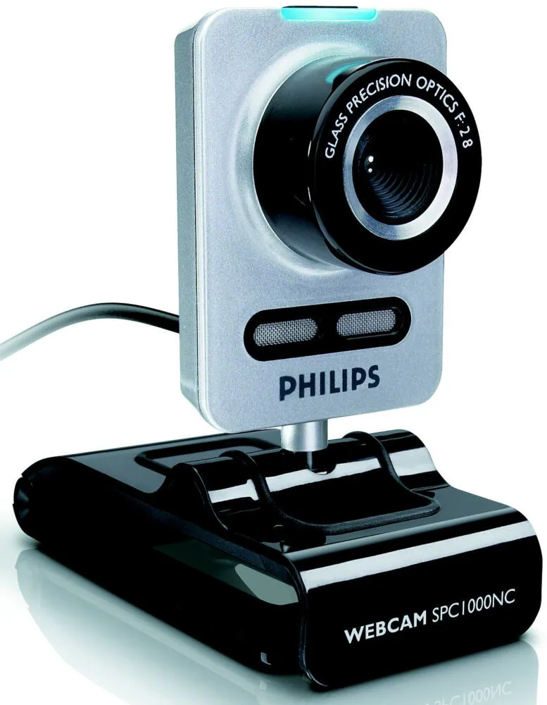 Philips SPC1000NC webcam 1,3 MP USB 2.0 Siyah, Gümüş