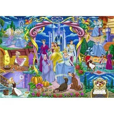 Clementoni Cinderella Yapboz 104 adet Çizgi filmler Puzzle