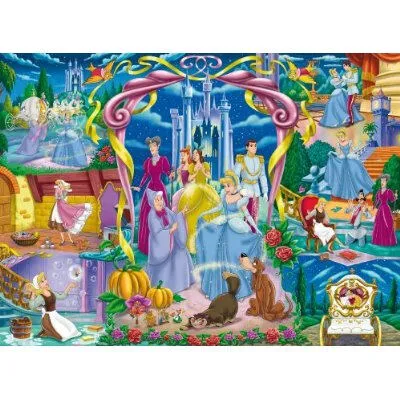 Clementoni Cinderella Story 24389.1 24 Parça Puzzle Thumbnail 1