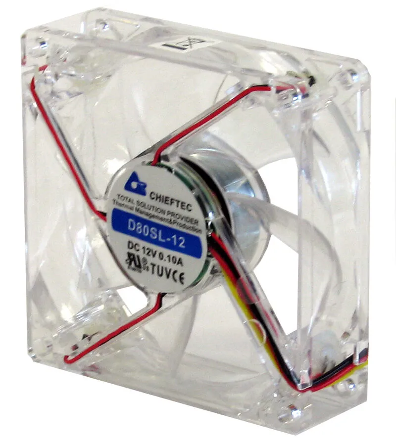 Chieftec AF-0825-LED Bilgisayar Soğutma Sistemi Fan Mavi, Beyaz