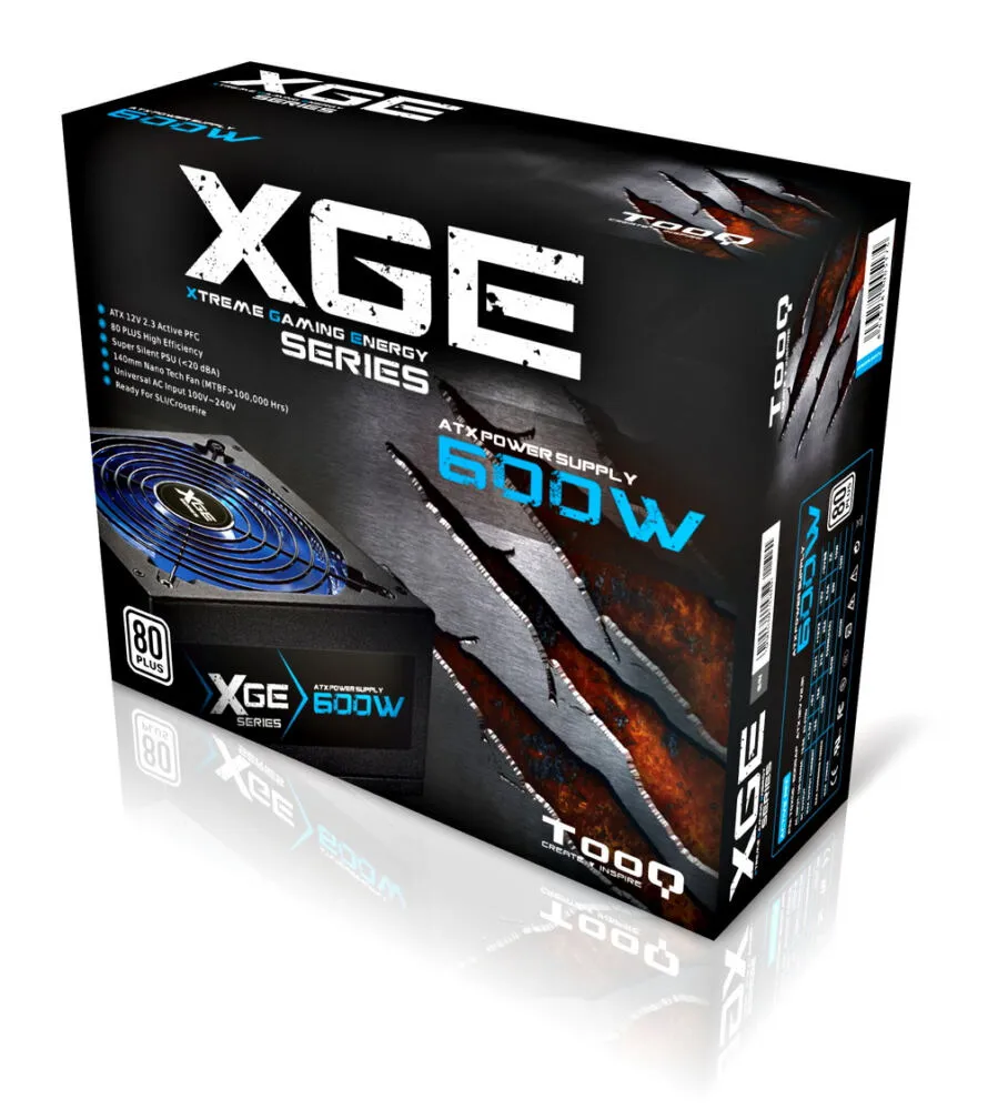 TooQ TQXGE-600SAP 600 W 80 PLUS ATX Güç Kaynağı Thumbnail 13