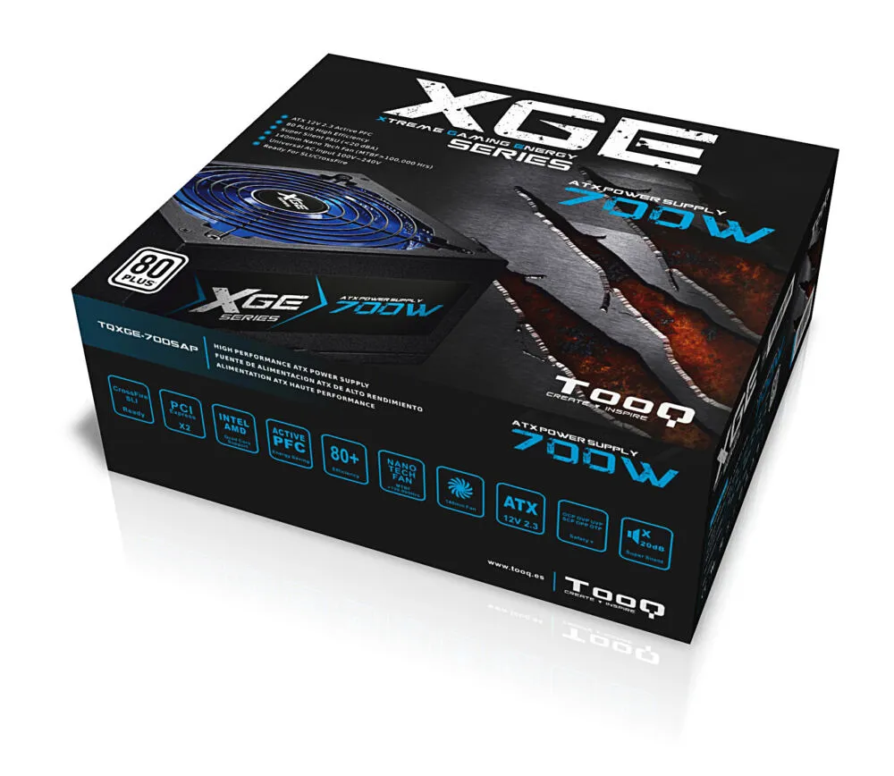 TooQ TQXGE-700SAP 700 W 80 PLUS ATX Güç Kaynağı Thumbnail 13