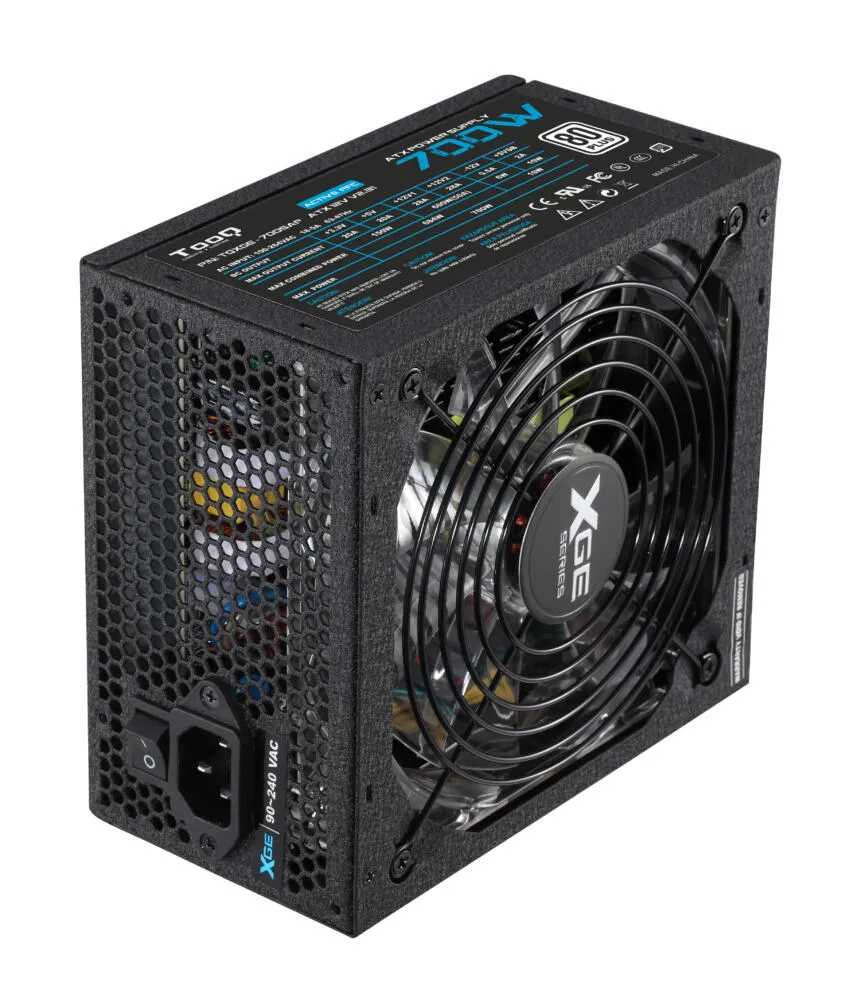TooQ TQXGE-700SAP 700 W 80 PLUS ATX Güç Kaynağı Thumbnail 3