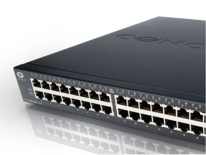 Conceptronic 48 port 10/100 Rackmountable Layer 2 19" Smart Switch CB100S48S Thumbnail 1